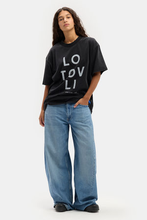 LO TOV LI (I'm Not Well) DUST BLACK unisex T-SHIRT