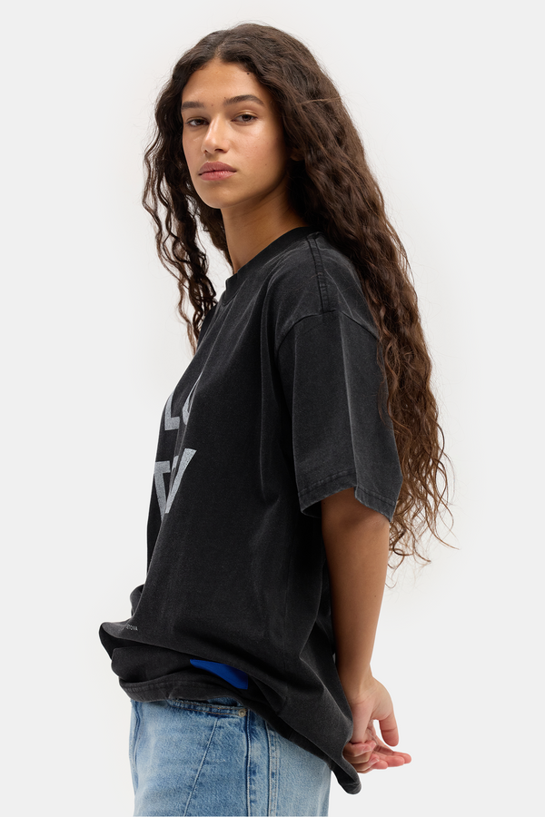 LO TOV LI (I'm Not Well) DUST BLACK unisex T-SHIRT